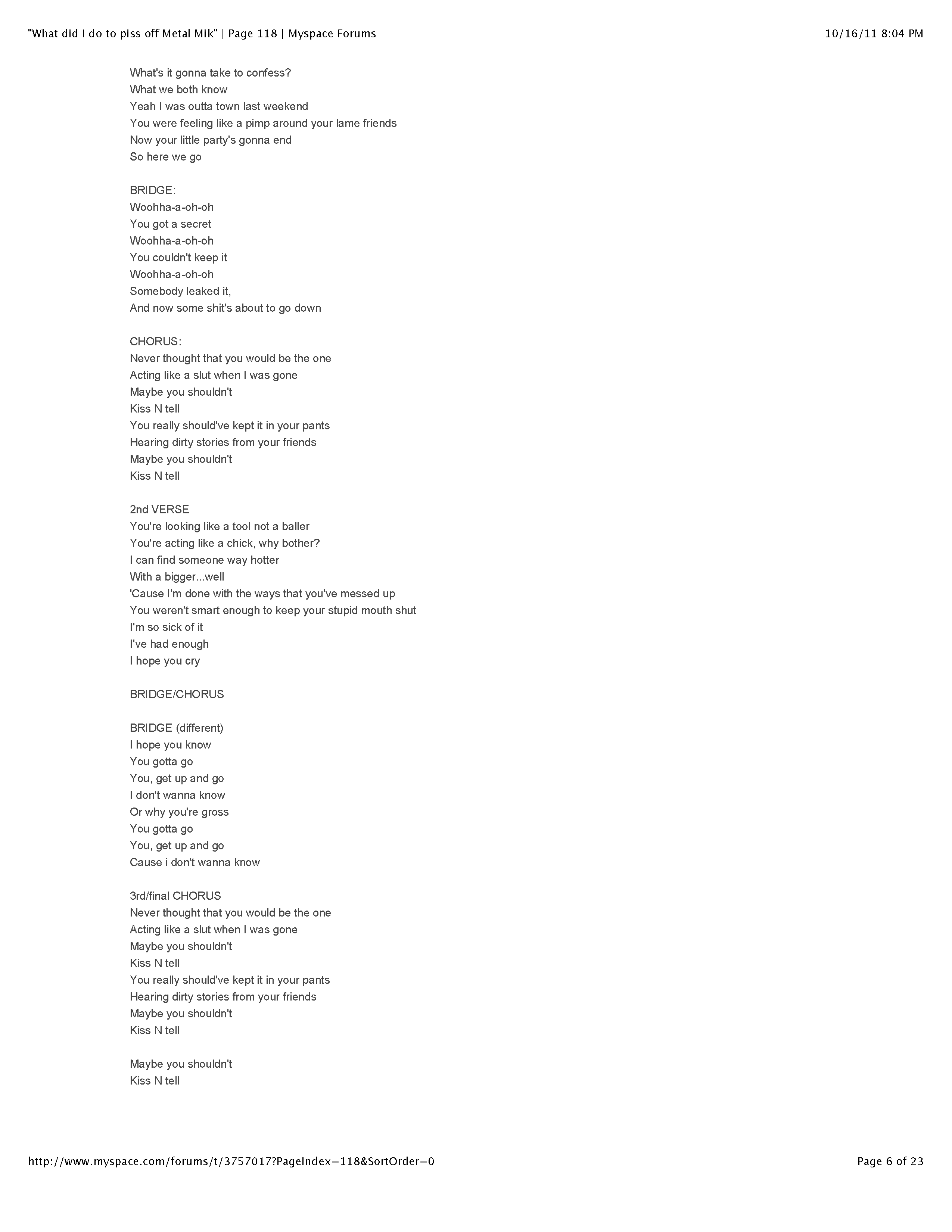 ./MySpace - 'What did I do to piss off Metal Mike' | Page 118 | Myspace Forums re Metal Mike Saunders_Page_06.png